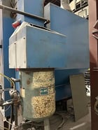 168" wide x 108" high x 180" long BCP, Abrasive Blast Room, 1 nozzle, 20 HP, Clemco 6 cu.ft. blast pot, dust - Image 7