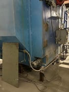 168" wide x 108" high x 180" long BCP, Abrasive Blast Room, 1 nozzle, 20 HP, Clemco 6 cu.ft. blast pot, dust - Image 8