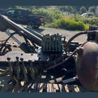 Gardner Denver #ATD-3200A, Air Track Drill, PR-133J drifter, 5" diameter holes, RME-12 feed, 12'-8" swing - Image 9