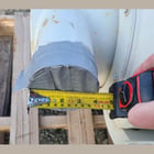 18" Kice #CK18L.H., Cyclone, 500 CFM, 4" inlet & outlet, inspection door, 176 lb., 2021 - Image 5