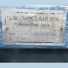 B.width Sinclair #CON-3, Auger Feed Hopper, for 6" diameter auger, Bin-Dicator level switch, on casters, 51" - Image 4