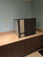 Ice-O-Matic, commercial ice machine head, modular, air cooled, AgION antimicrobial coating - Image 1