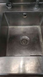 Salvajor, commercial food waste disposer, ARSS-2 auto-reversing control, 12' stainless steel prep table sink - Image 2