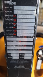 Big Joe #D-40, electric pallet jack, 38 hours, new batteries - Image 3