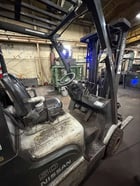 4100 lb. Nissan #MAP1F2A25V, LP forklift, 187" lift height, 42" fork length, forks with rotator - Image 4