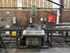 18" x 22" Marvel #8-Mark-II, vertical tilt frame band saw, roller conveyor in & out, coolant pump - Image 2