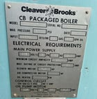 150 HP Cleaver-Brooks #CB-200-250, steam boiler, 750 sq.ft., 1992 - Image 4
