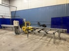 StraPak #SQ-800, Automatic Arch Strapping Machine, 15" x 18' Cameron belt driven roller infeed conveyor, PLC - Image 1