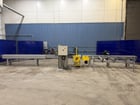 StraPak #SQ-800, Automatic Arch Strapping Machine, 15" x 18' Cameron belt driven roller infeed conveyor, PLC - Image 2