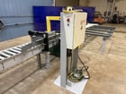 StraPak #SQ-800, Automatic Arch Strapping Machine, 15" x 18' Cameron belt driven roller infeed conveyor, PLC - Image 5