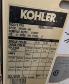 60 KW Kohler #60RZG, LP Nat Gas Generator, 1 & 3PH, NEMA H, 5.7L (3 available) - Image 5