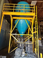 Weg #1072791875, cyclone dust collector, AirPro centrifugal blower, 40 HP motor, 2022 - Image 3