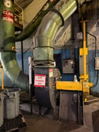 Weg #1072791875, cyclone dust collector, AirPro centrifugal blower, 40 HP motor, 2022 - Image 5