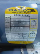 1/4 HP 1725 RPM Baldor, Frame 48, 1.35 service factor, 115/208-230 Volts - Image 2