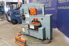 6" x 6" x 1/2" Scotchman #12012-24M, ironworker, 120 ton, 12" throat, 5 HP, electric foot pedal, angle shear - Image 8