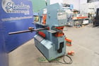6" x 6" x 1/2" Scotchman #12012-24M, ironworker, 120 ton, 12" throat, 5 HP, electric foot pedal, angle shear - Image 10