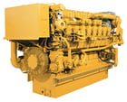 2260 HP Caterpillar #3516B-HD-SCAC, diesel marine engine, Tier 1, sound attenuated enclosure 00, electronic - Image 4