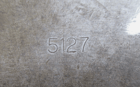 12" Buck #5127, 6-jaw adjust tru lathe chuck, D1-6 back plate & chuck key - Image 9