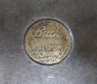 12" Buck #5127, 6-jaw adjust tru lathe chuck, D1-6 back plate & chuck key - Image 10