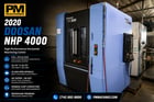Daewoo Doosan #NHP 4000, CNC horizontal machining center, 60 automatic tool changer, 22" X, 25.2" Y, 26" Z - Image 1