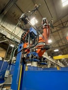 Cloos #QRC-E-410, high performance dual station robot, 2012 - Image 9