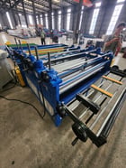 60" x 16" Ga. Slitting, Beading & Cut to Length Line, 11,000 lb., 5 slitting knives, V-bead, 11-roll leveler - Image 4