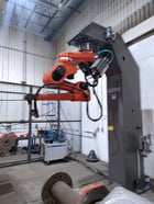 Cloos CS-30, robotic welding cell, QIROX QC2 Control, 7-Axis, 22 lb. payload, 240" operating range, 2021 - Image 2