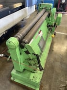 5' x 14 gauge Wysong #B-60, 3-roll Plate Roll, 4" diameter, 1.5 HP - Image 1