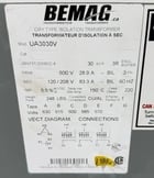 30 KVA 600 Delta Primary, 120Y/208 Secondary, Bemag - Image 4