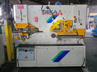 6-1/2" x 6-1/2" x 1/2" Geka #Hydracrop-110PD, CNC Deep Throat Dual Cylinder Hydraulic Ironworker, w/ - Image 3