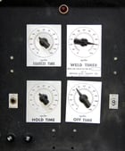 50 KVA Thomson #A1-D, Press-type spot welder, 24" throat, water cooled - Image 3