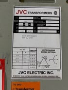 125 kVA 600 Delta Primary, 416Y/240 Secondary, Jvc Transformers JVC, Isolation Type - Image 3