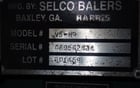 30" x 60" Selco #V5-HD, Hydraulic Vertical Baler, 10 HP, 208/230/460 V., 3 Ph. - Image 10