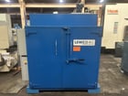Lewco #NS-EC04L, 4-drum electric batch oven, 125&deg;-500&deg;F, 18 KW Incoloy heaters, (4) 55 gallon drum - Image 1