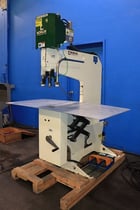 Norlok Technology #Letter-Lok-4000, clinchine machine, 8" stroke, 25" throat, 30" x60" table, 80 CPM, foot - Image 3