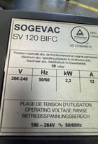 Leybold #SV-120-BIFC, Rotary Vane Vacuum Pump, Single Stage, Oil Sealed, 10 mbar, 2.2 kW - Image 7