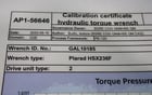 Plarad #HSX236F, Hydraulic Torque Wrench, with Case - Image 7