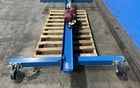 1 Ton, Gorbel, Mobile Gantry Crane, 136" Span, 120" Height, Dayton Chain Hoist & Trolley - Image 1