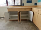 L-Shape Kitchenette Cabinet Set, 6' x 9', w/ Stainless Steel Sink, Faucet & Backsplash - Image 4
