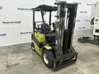 5000 lb. Clark #C25, propane forklift, 189" lift height, not working - Image 1