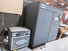307 cfm, 132 psi, Atlas #GA55, rotary screw air compressor, 75 HP, 3600 RPM, refrigerated dryer, 2000 - Image 2