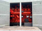 1000 KW Waukesha #VHP-5904-GSI-Modulator, Natural gas generator set, 480 Volts, 3-phase, trailer mounted, 2001 - Image 8