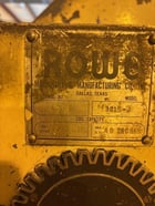 3000 lb. Rowe #3015-J, motorized coil cradle, 15" width, 48" outside dimension, 2 HP, 230/460 V., manual coil - Image 9