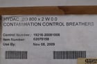 Hydac BD 800 X 2 W 0.0 Breather Dryer Replacement Cartridge - STOCK GF686 - Image 1