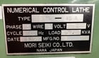 Mori Seiki #SL-45A/1500, 26.3" swing, 15" chuck, 4" bar, 60.2" centers, 19.3" diameter, Fanuc CNC, 1989 - Image 8