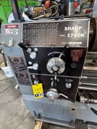 17" x 60" Sharp #1760K, manual lathe, 1800 RPM - Image 3