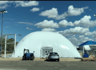 120' x 60' x 28' Arizon Building Systems Air Dome (Permanent Structure) - 7200 sqft. 60' x 120' - 28' - Image 6