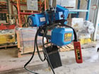 1 Ton, Hyundai #HT-D100, ne Electric Chain Hoist 4 m Dual Speed w/ Motor-Driven Trolley, 2005 - Image 1
