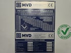40 Ton, MVD #A40-1250, CNC Hydraulic Press Brake, 4.1' overall, 8-1/4" stroke, 16-1/8" throat, Delem DA-53T - Image 2
