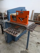 6" x 6" x 3/8" Scotchman #6509-24M, 65 ton, 9" throat, 5 HP, 48" manual Back Gauge, loaded with accessories - Image 6